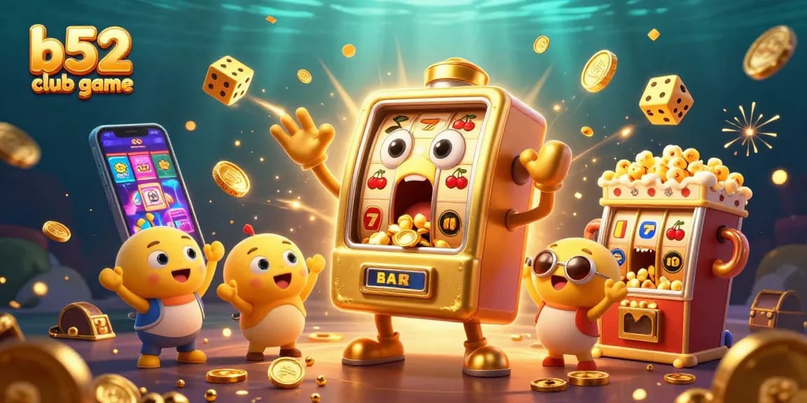 Experience exciting jackpots in the b52 club game with vibrant 3D characters and dynamic casino elements.