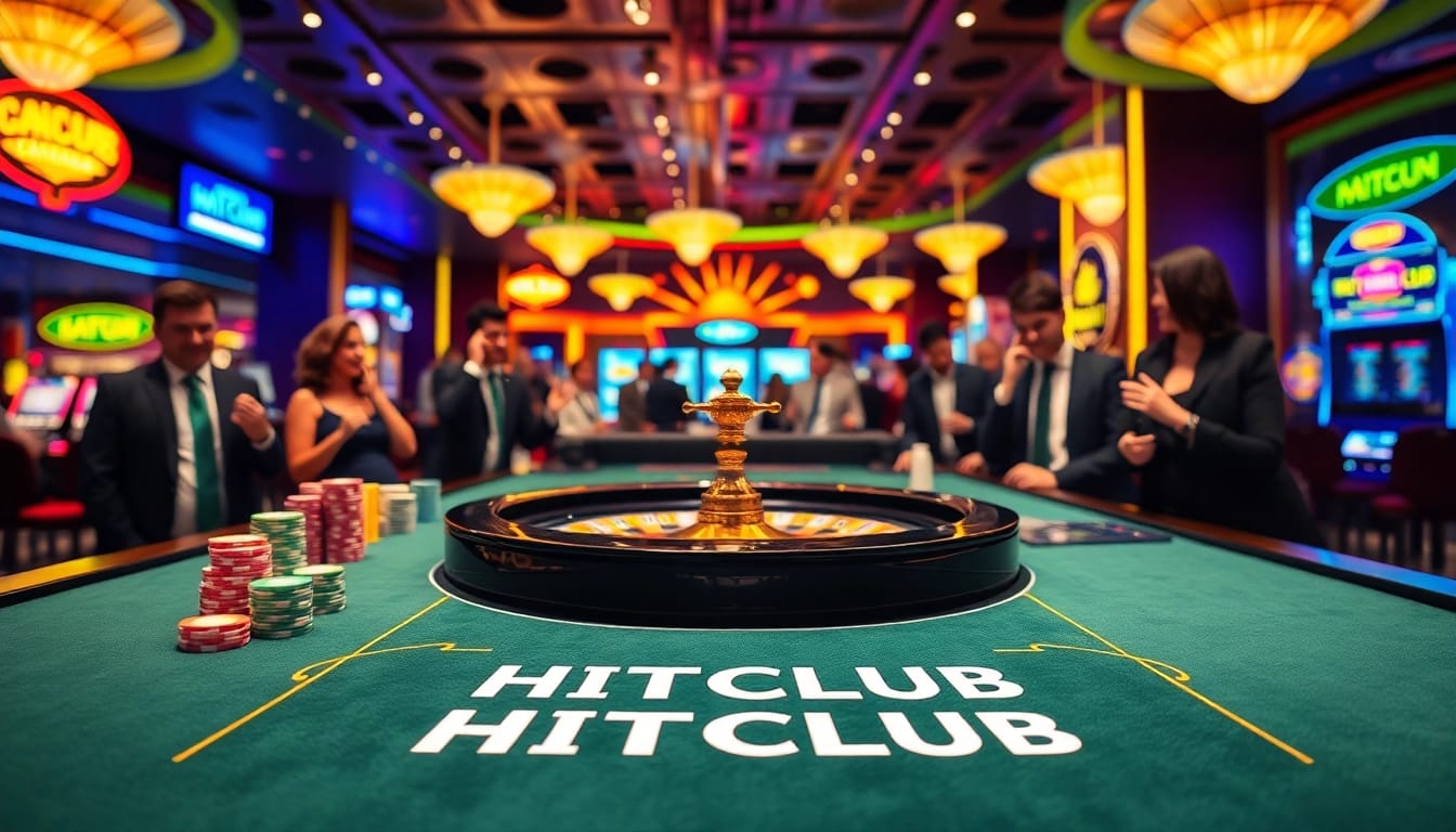 Experience the thrill at HITCLUB with lively casino games and elegant players.