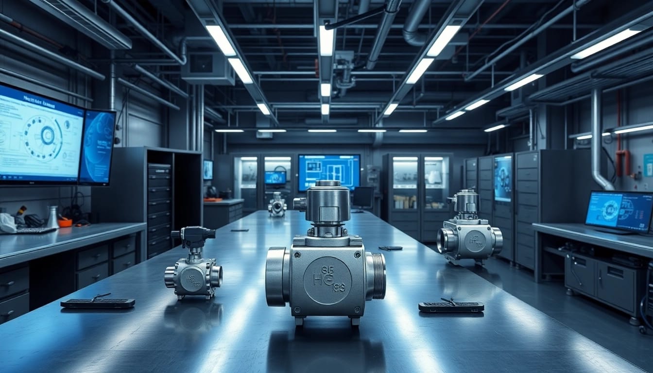 HM88 Series hex valves showcased in a modern industrial workspace highlighting innovation.