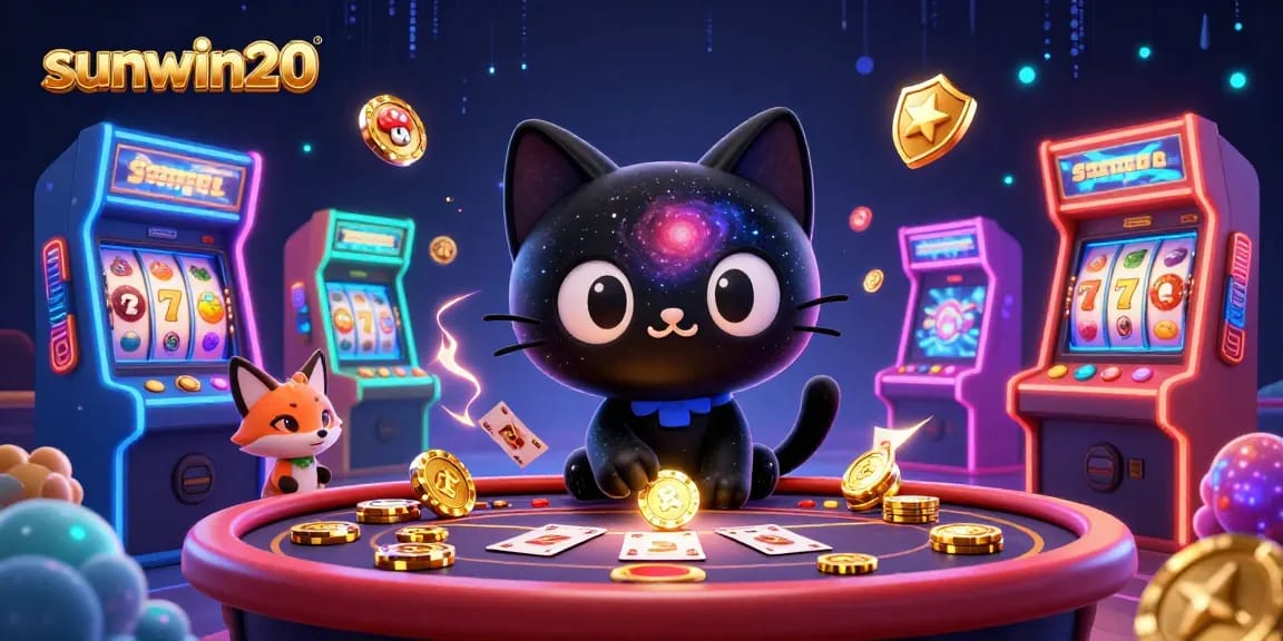 Engage with sunwin20 and spin the reels in a vibrant cosmic casino setting.