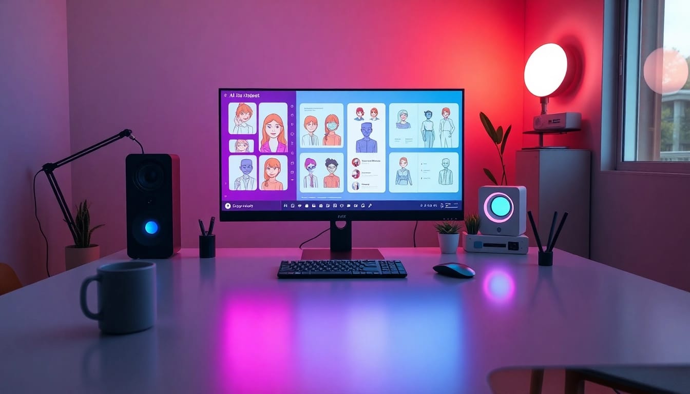 Explore vibrant AI interactions with spicy ai in a modern digital workspace.