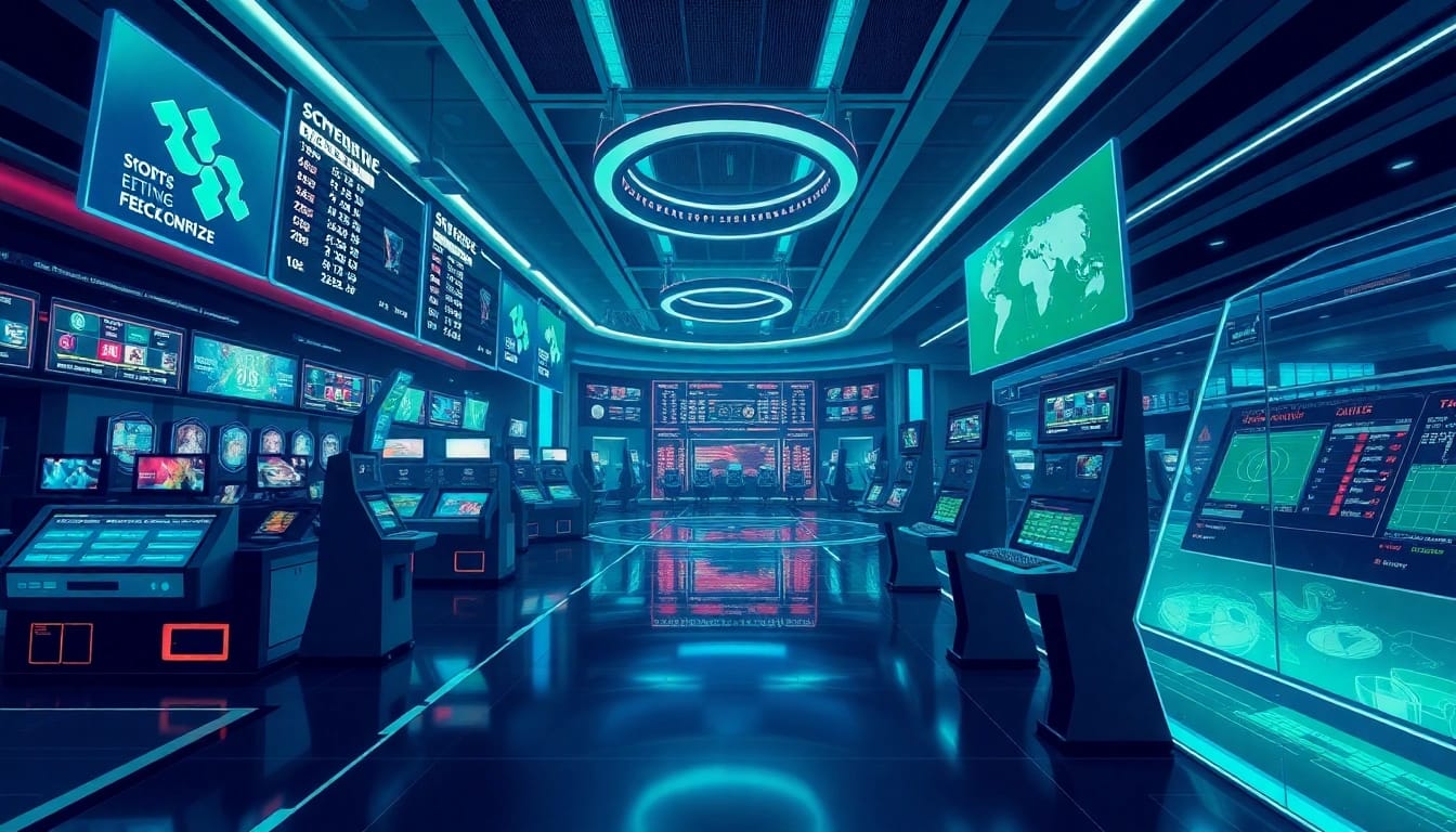 Exciting new technology enhances sports betting experience with holographic displays.