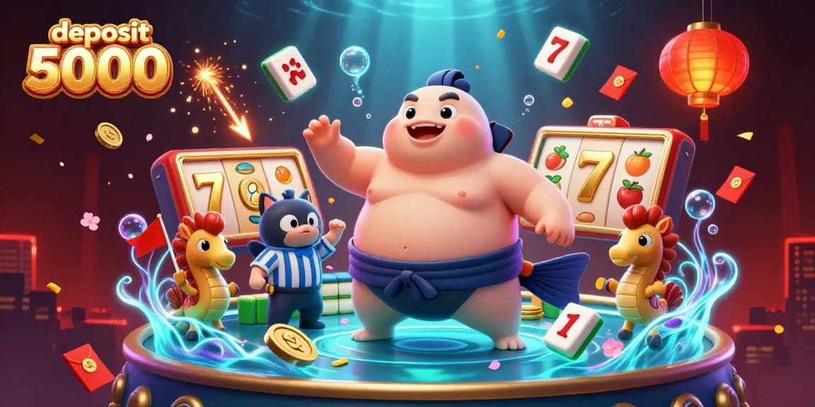 Create thrilling wins with deposit 5000 slots featuring colorful characters and vibrant game elements.