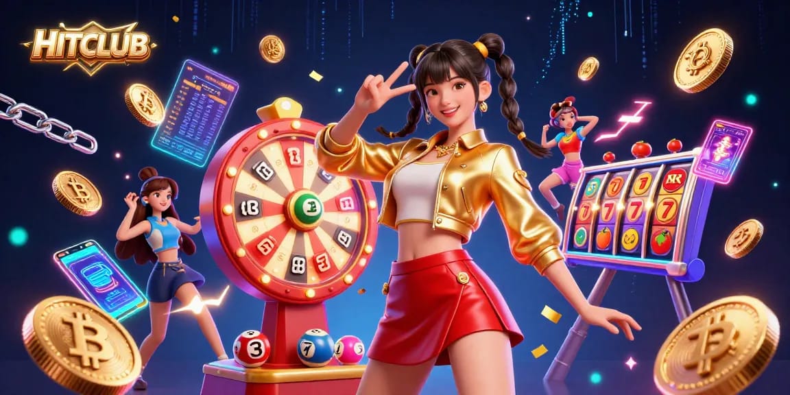 Spin and win at HITCLUB with vibrant casino elements and excitement!
