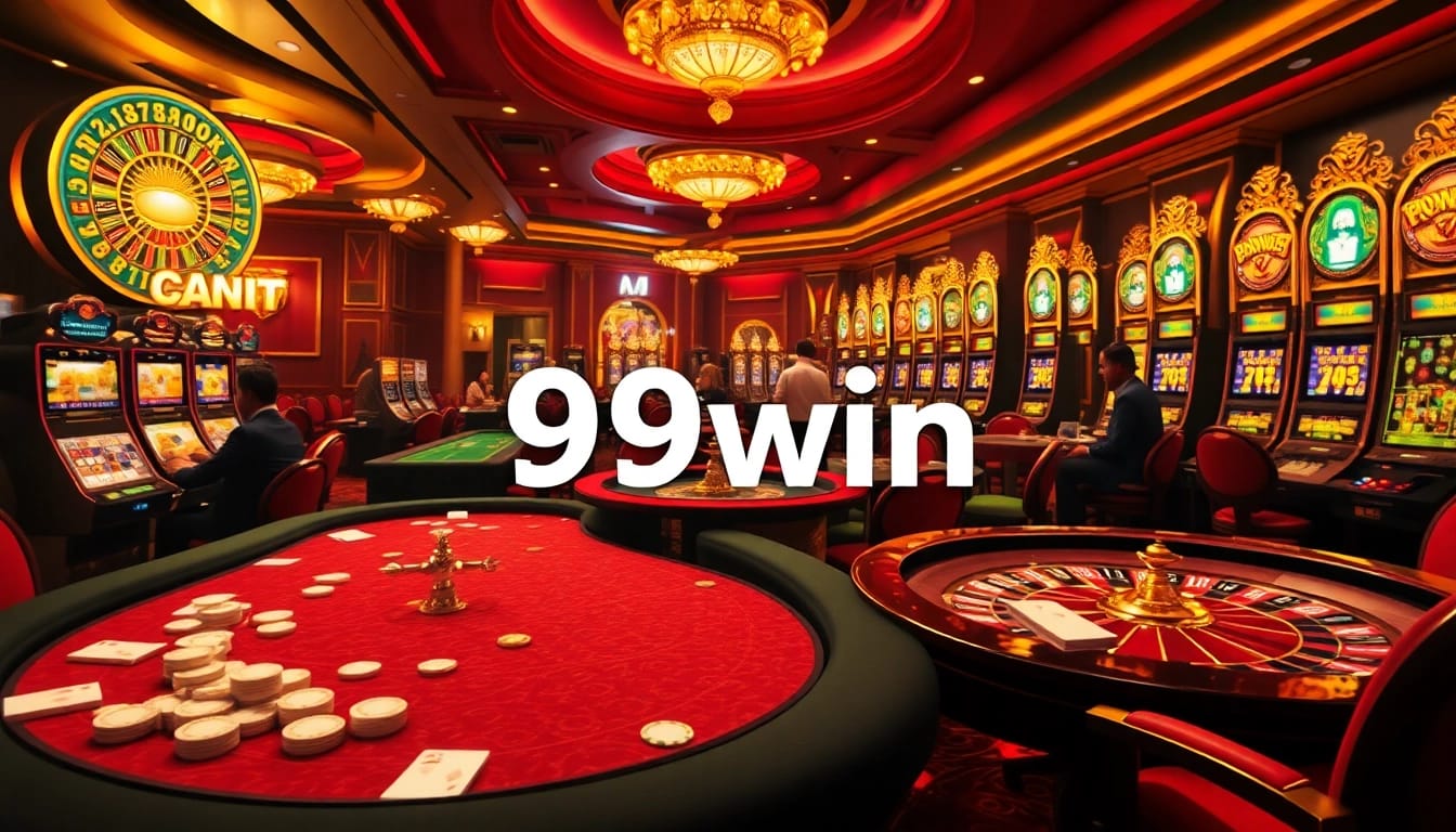 Winning moments at the casino featuring 99win poker and roulette excitement.