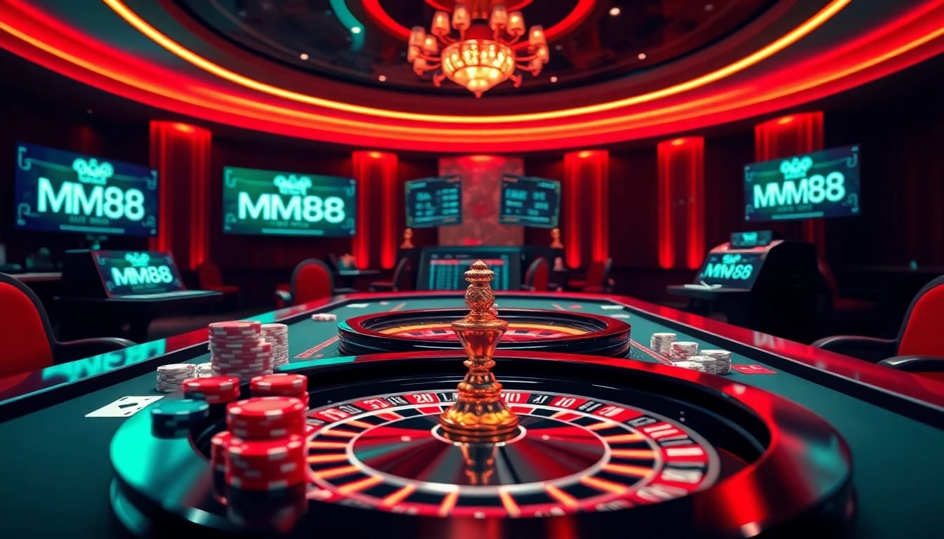Experience the excitement of https://mm88.bar/ at an online casino with vibrant tables and interactive games.