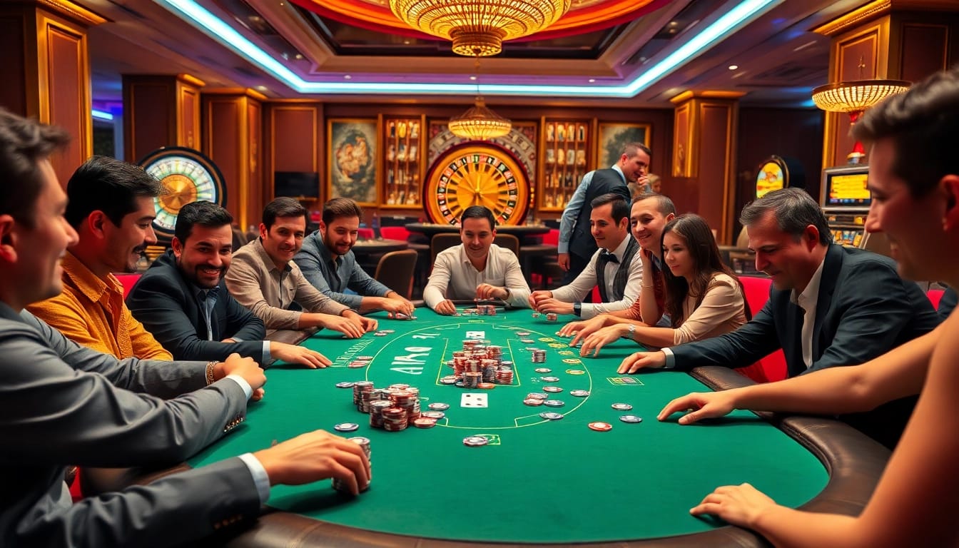 Experience the thrill of gaming at Luck8 link with exciting poker action and vibrant casino ambiance.
