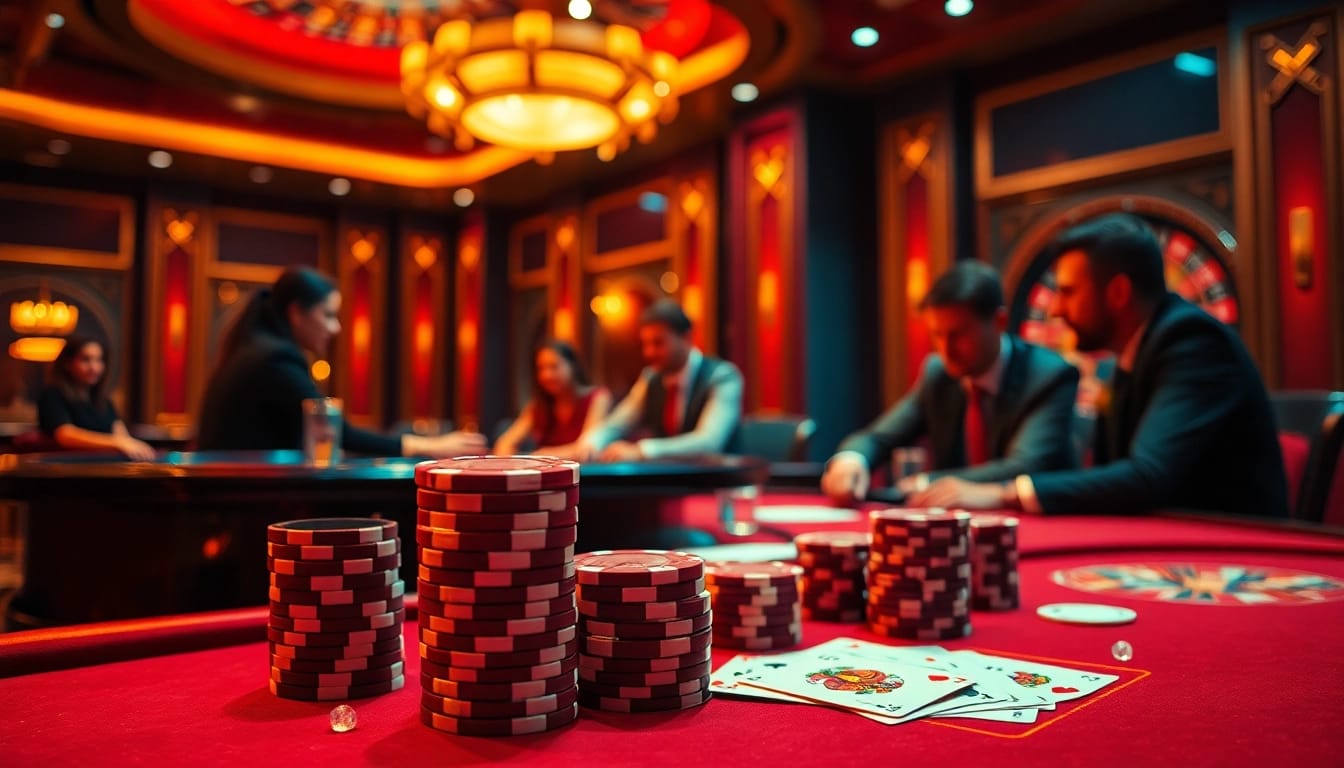 Experience the thrilling poker atmosphere at https://pg88sr.com/ with professional players and vibrant casino elements.