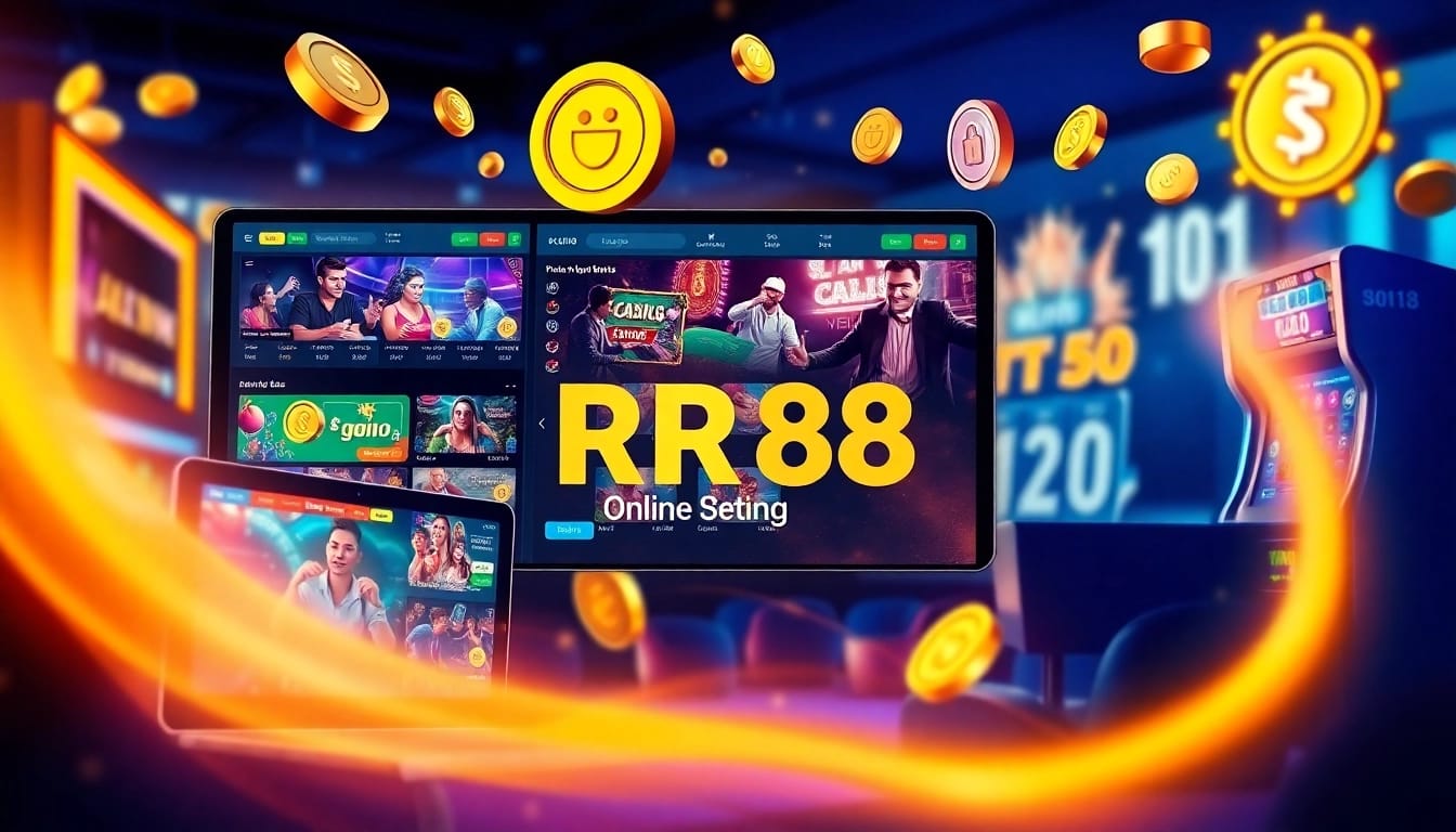 Experience thrilling online gaming with RR88, featuring sleek interfaces and a vibrant atmosphere.