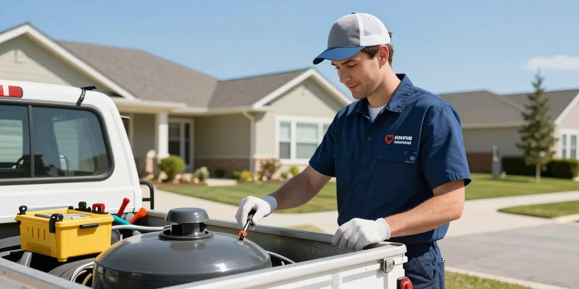 Septic service from a trusted provider inspecting a residential system. Local professional service.