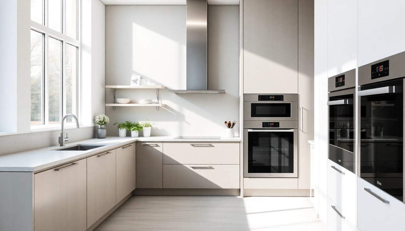 Enhance your cooking experience with уреди за вграждане showcasing modern built-in kitchen designs and efficient appliances.