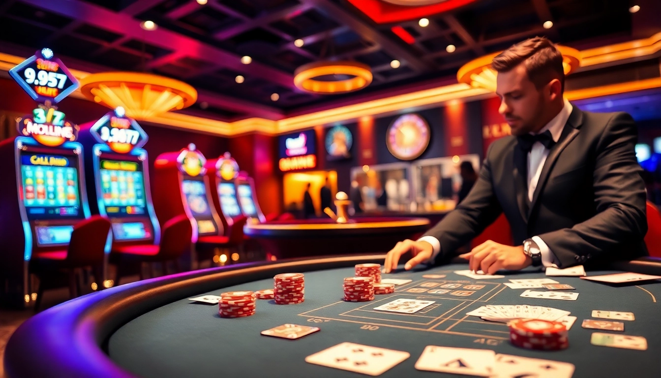 Experience the exhilarating games at https://9bet.com.de/ with thrilling casino visuals of poker and roulette.