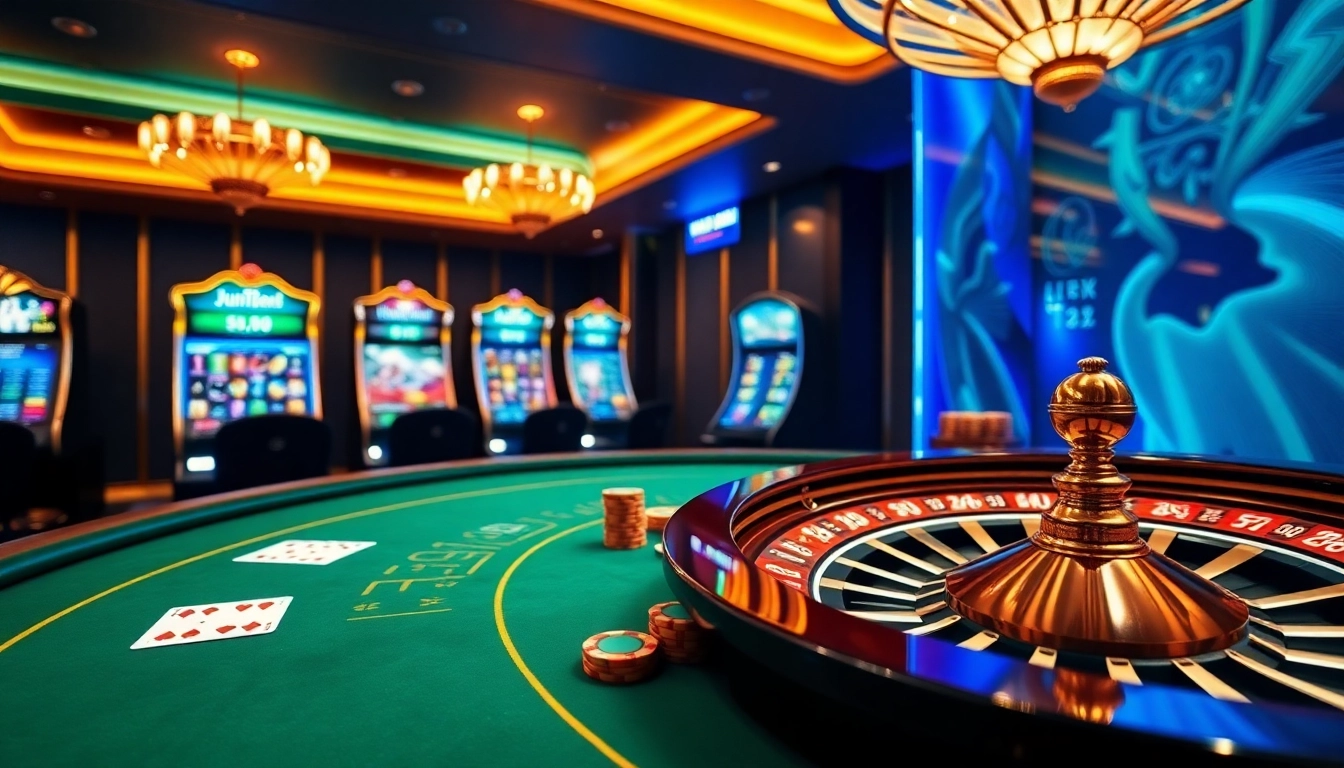 Experience the thrills of live action at jun88.com with vibrant casino games and exciting gaming atmosphere.