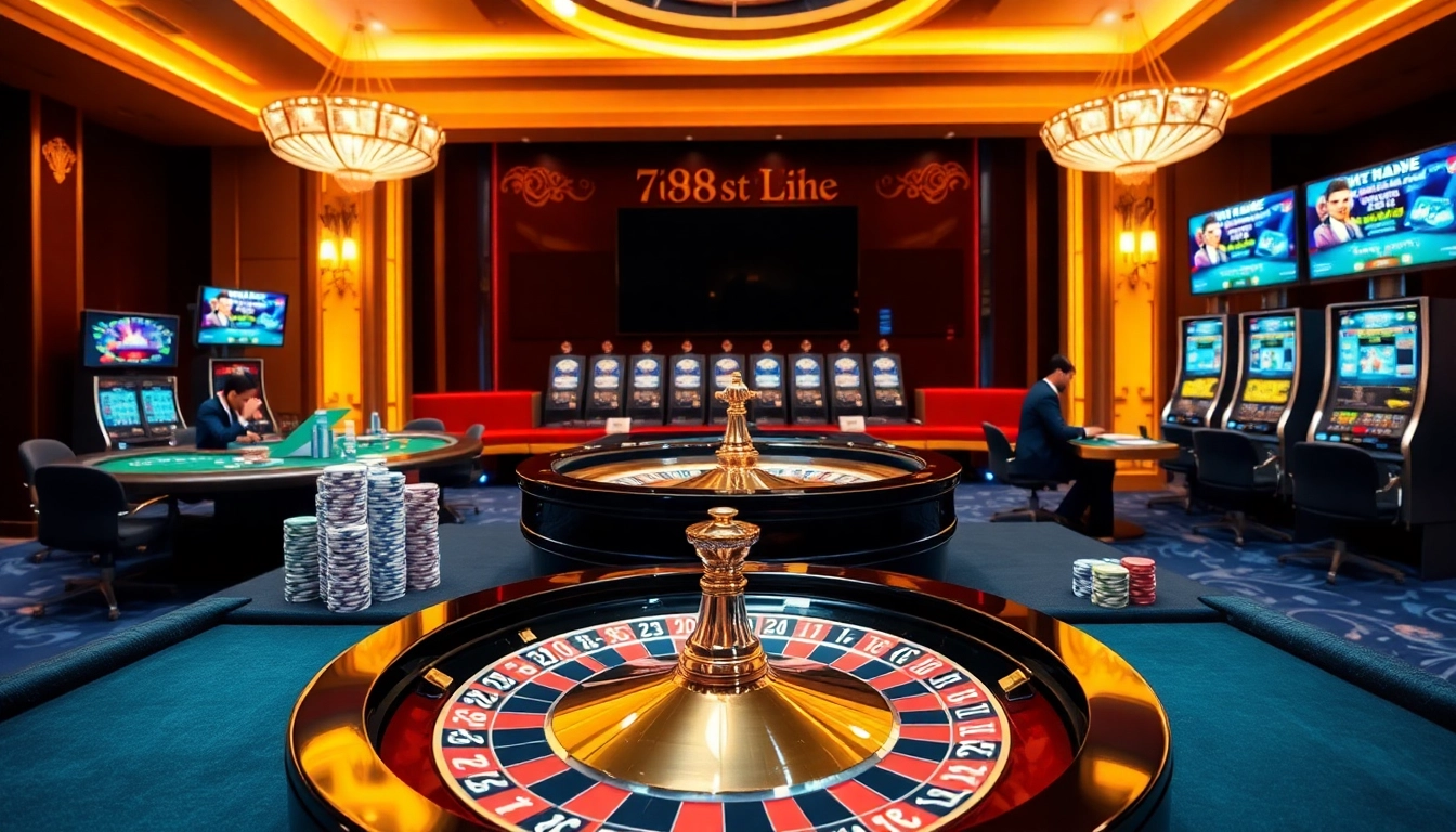 Engaging gamblers at the roulette table featuring the 789bet link mới for online gaming.