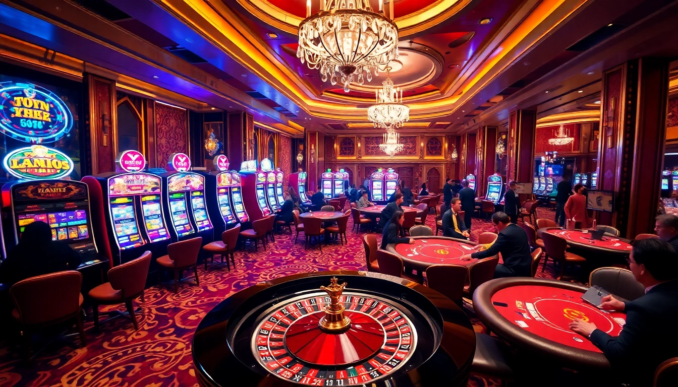 Experience thrilling gameplay at xxx88 with vibrant casino visuals and engaging players.