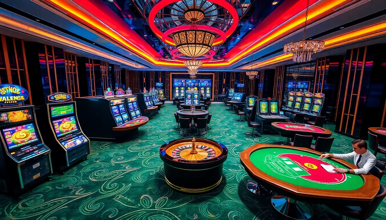Experience thrilling gameplay at lucky88vi.net with vibrant casino elements and engaged players.