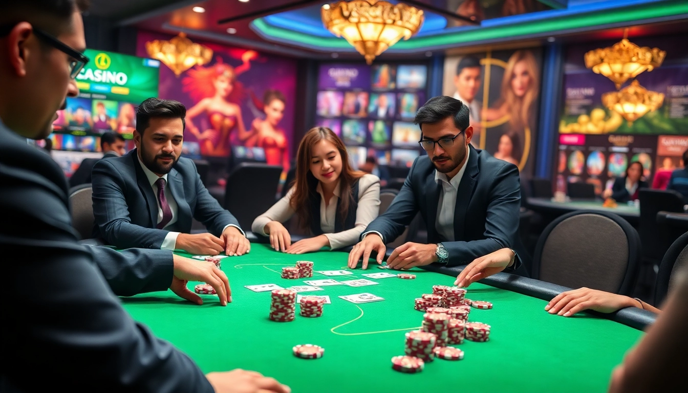 Experience high-stakes poker at https://www.jun88.org/ with luxury tables and vibrant atmosphere.