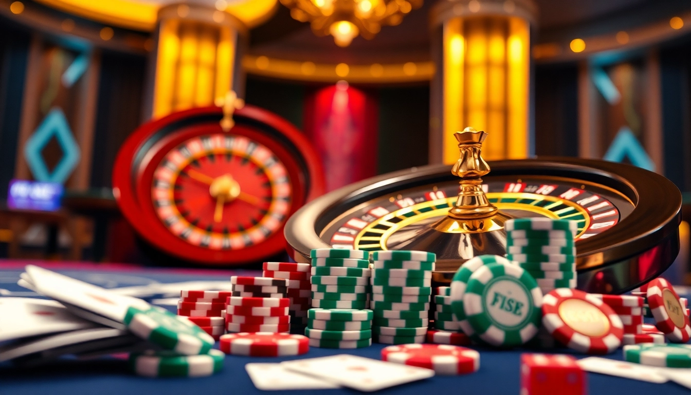 Experience the excitement of online gambling at https://fc88.de.com/ with a vibrant casino scene.