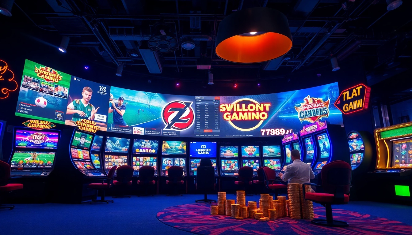 Engaging online gaming scene showcasing 789f gaming options and vibrant atmosphere.