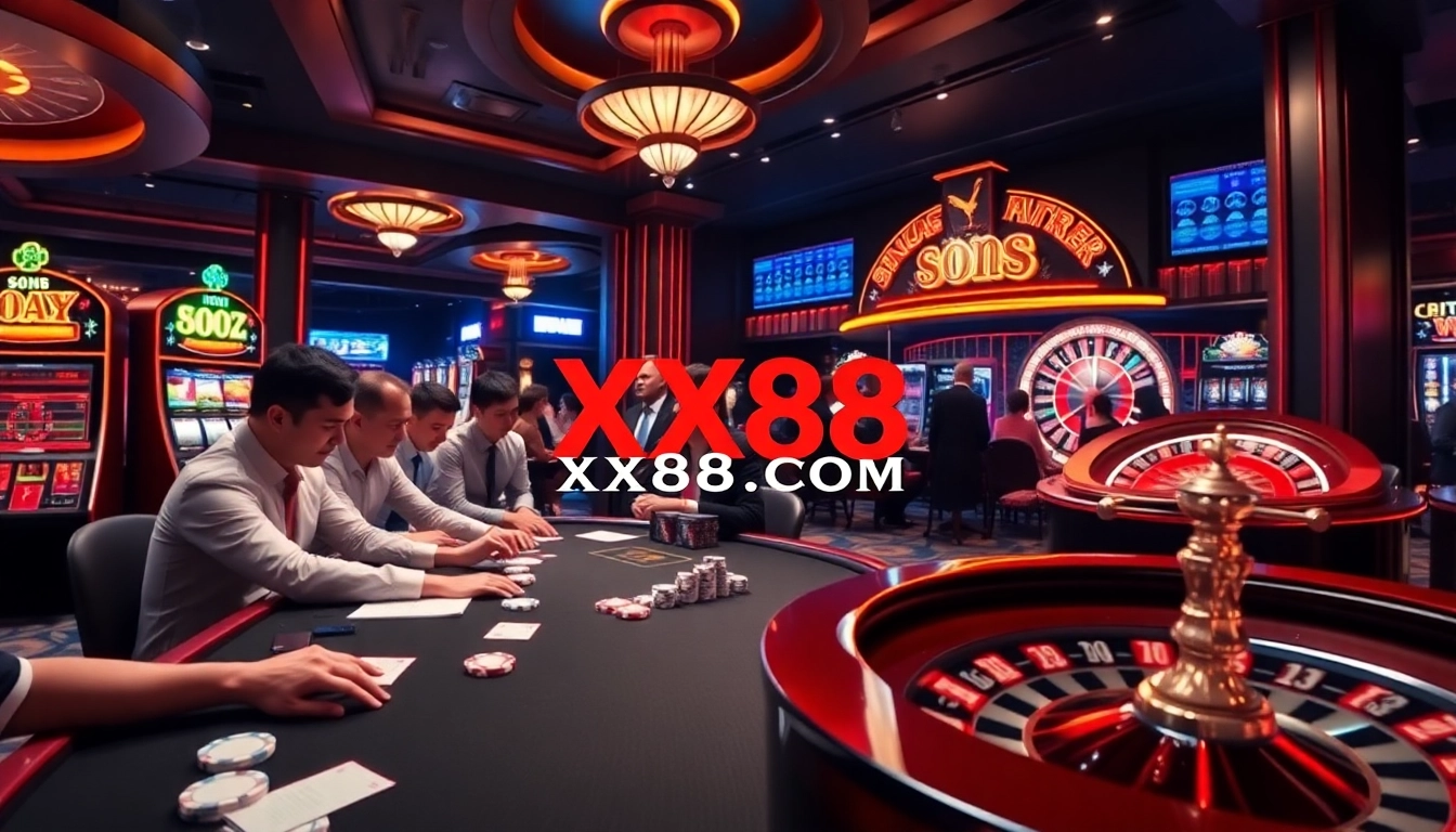Experience high-stakes excitement at XX88.COM with thrilling poker and casino games.