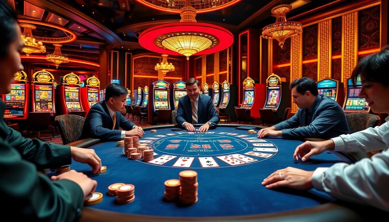 Engage in exciting high-stakes poker at https://vnew88.vip/, featuring poker chips and thrilling dealers.