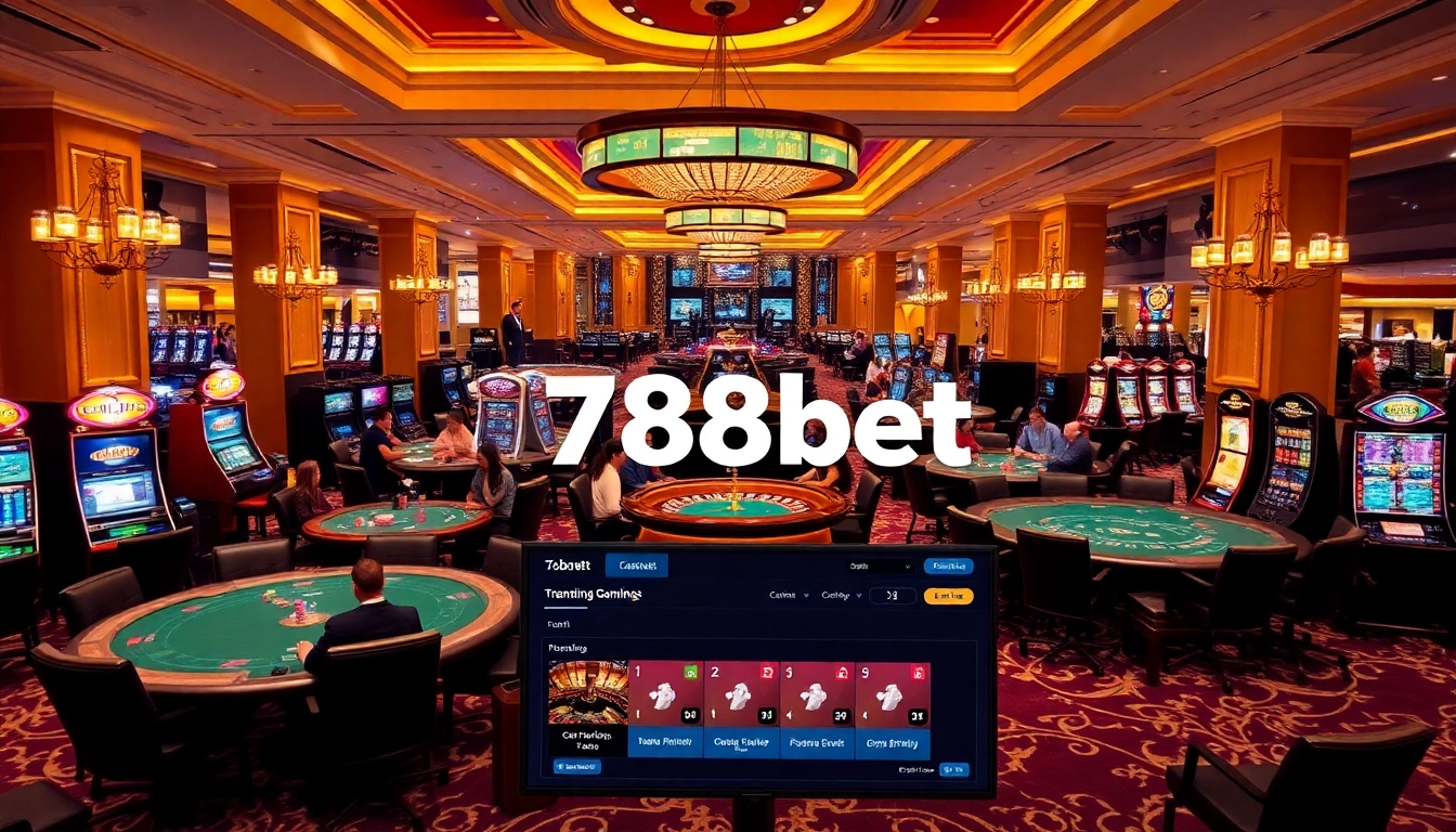 Experience thrilling gaming action at 788bet’s luxurious casino floor.