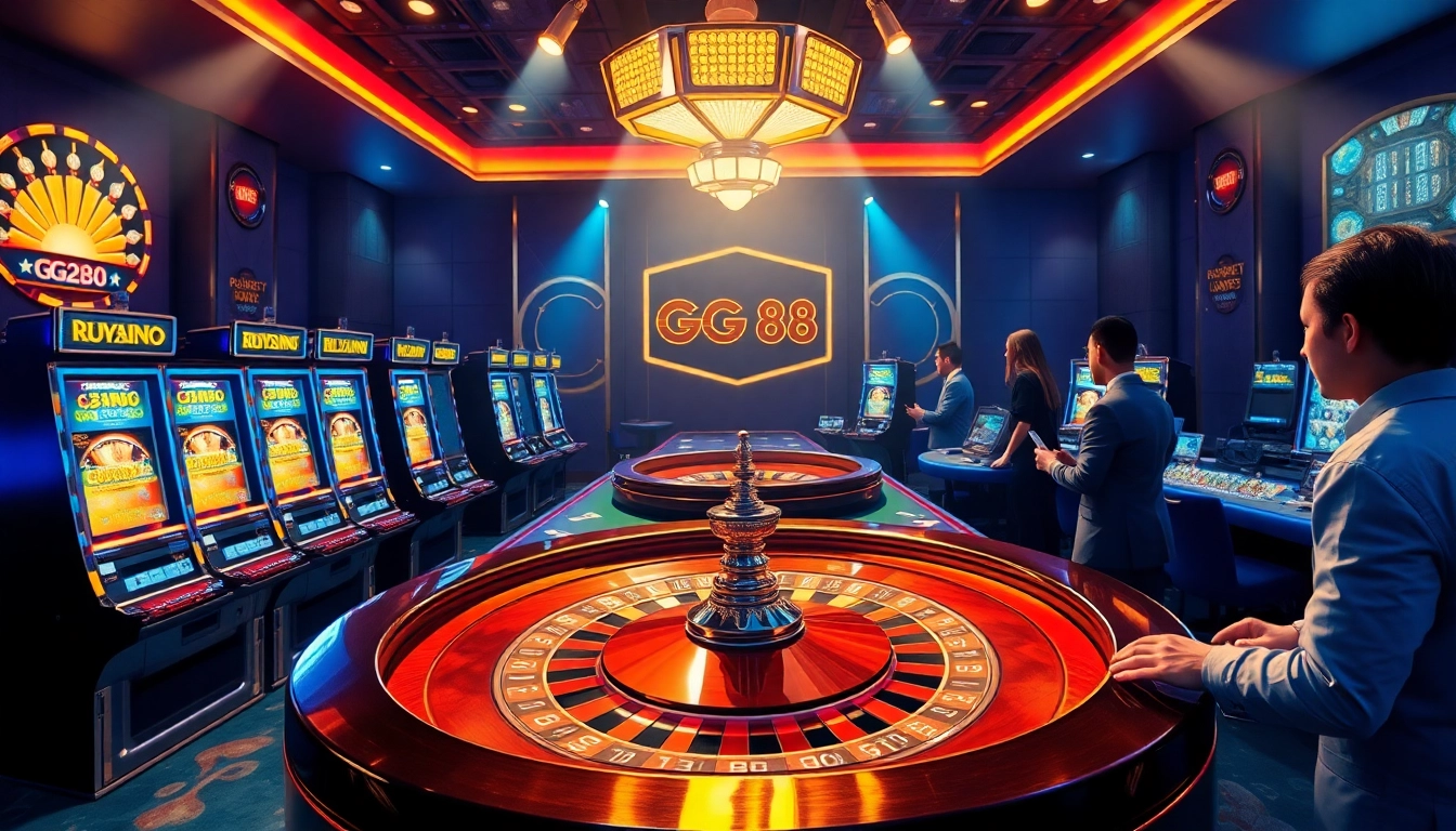 Experience thrilling gameplay at gg88 com with exciting online casino tables and vibrant slot machines.