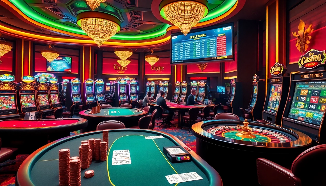 Engaging gamblers at the luxurious 11UU online casino with vibrant tables and exciting gameplay.