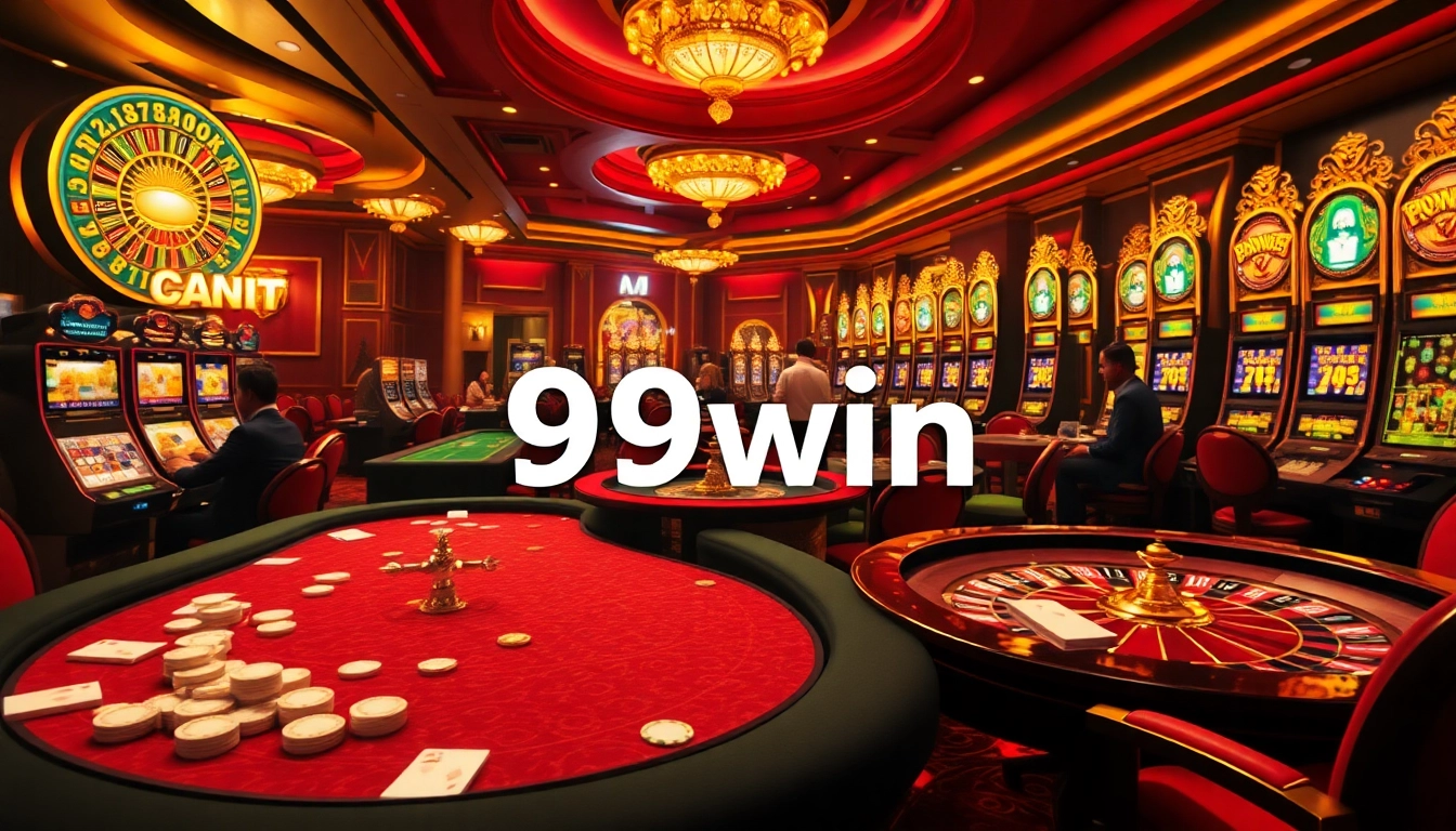 Winning moments at the casino featuring 99win poker and roulette excitement.