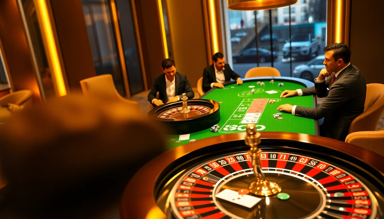 Experience thrilling gaming action at Thabet’s luxurious casino tables with exciting poker games.