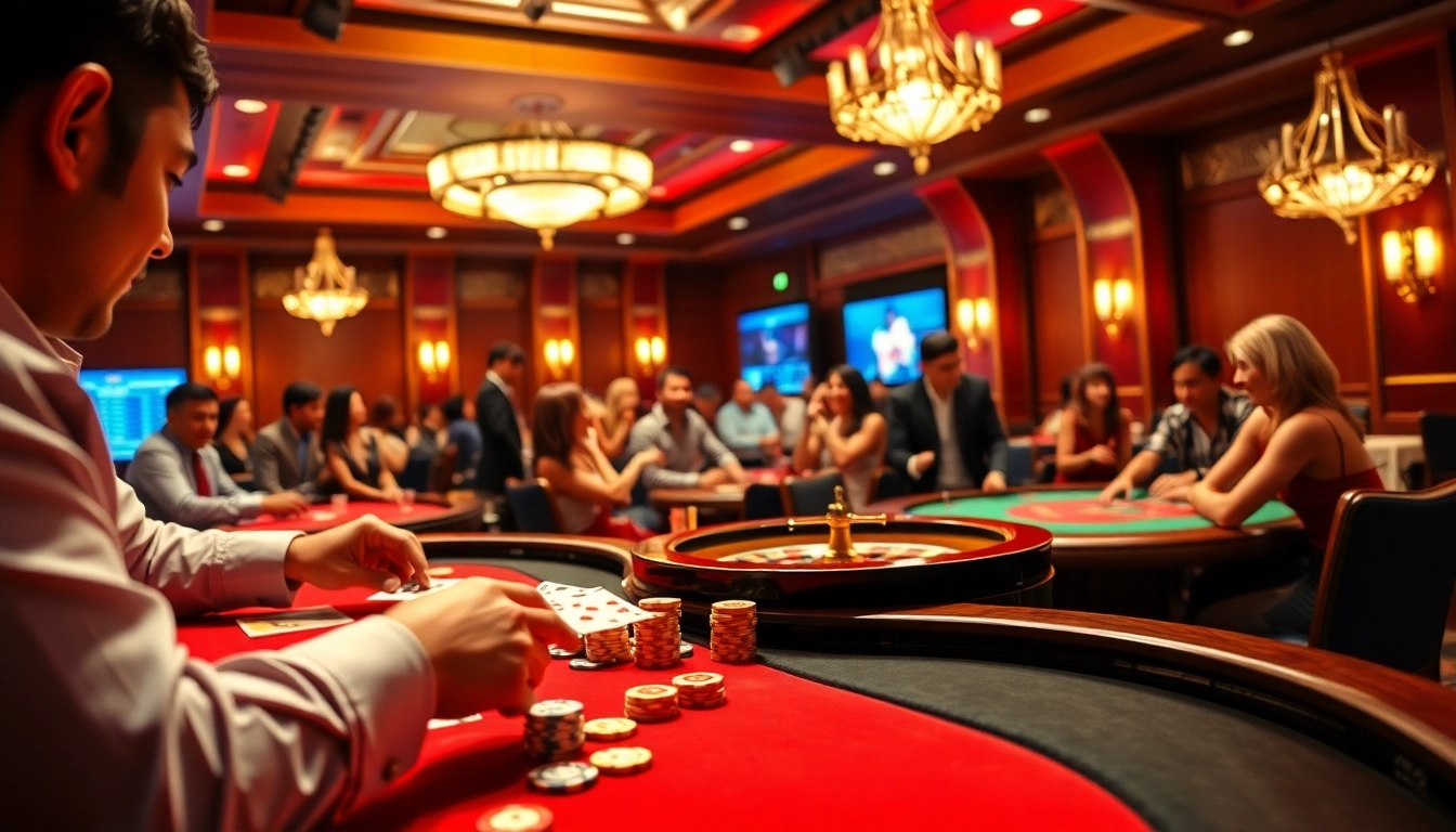 Winvn88.live offers an exciting online casino experience with vibrant gaming tables and engaged players.