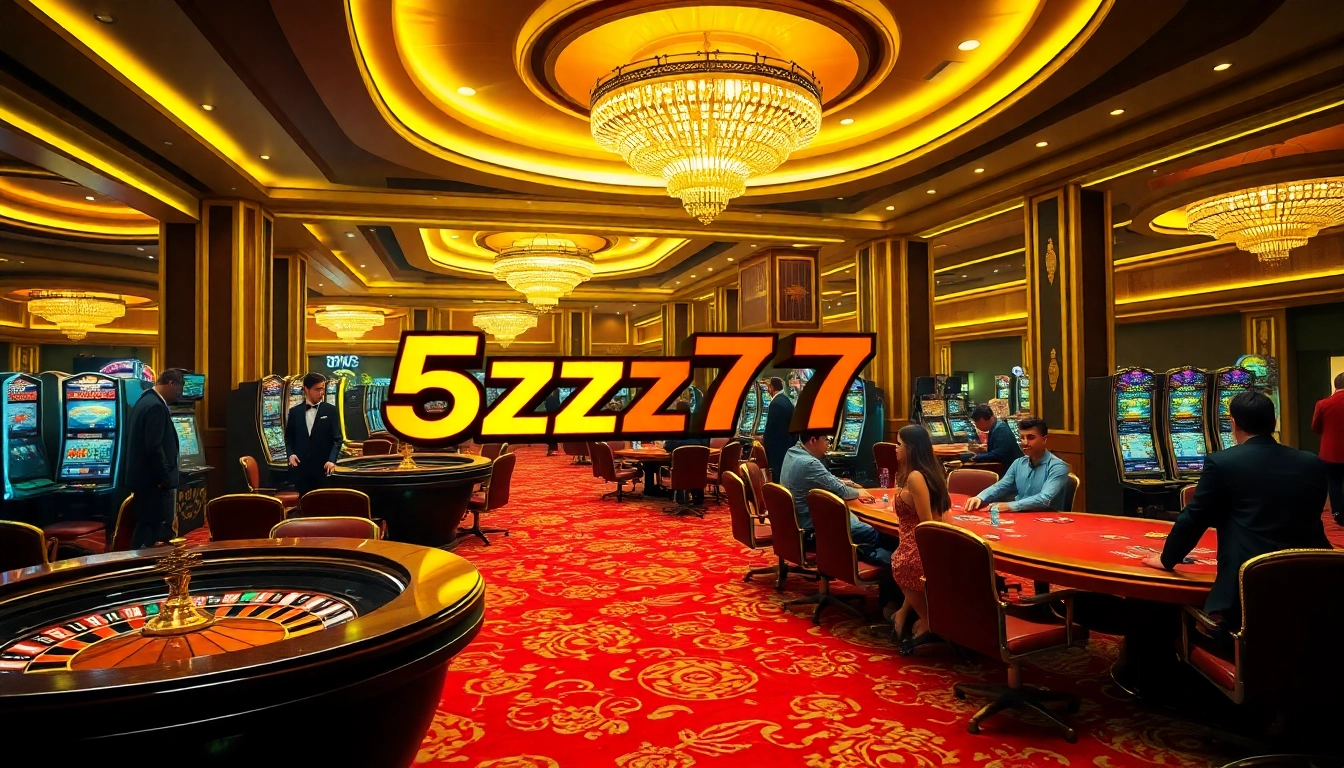 Experience the thrill of winning at 5z777 with exciting casino games and vibrant gaming atmosphere.