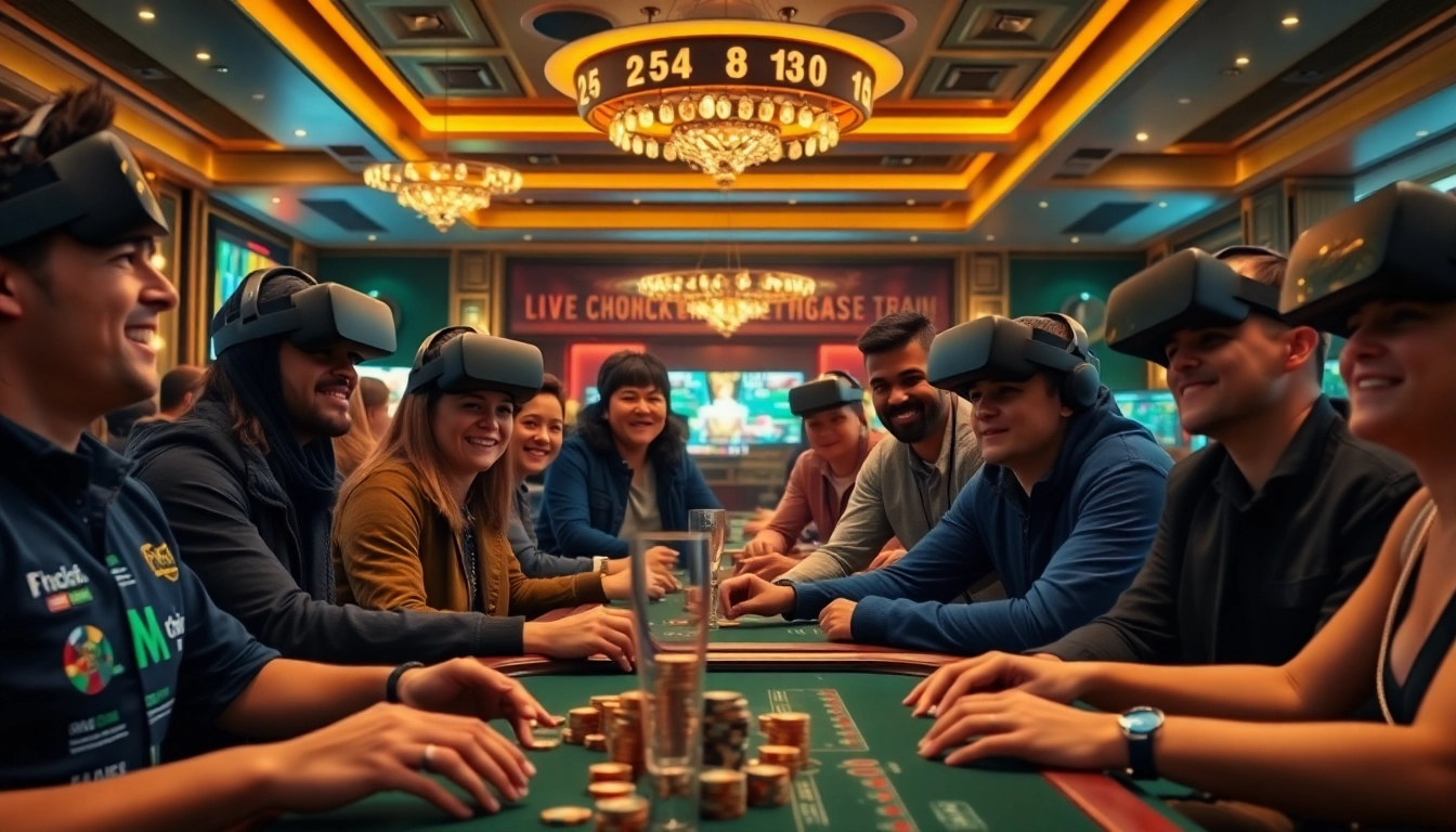 Diverse players enjoying an exciting online betting experience at dagawin.live casino with engaging game displays.