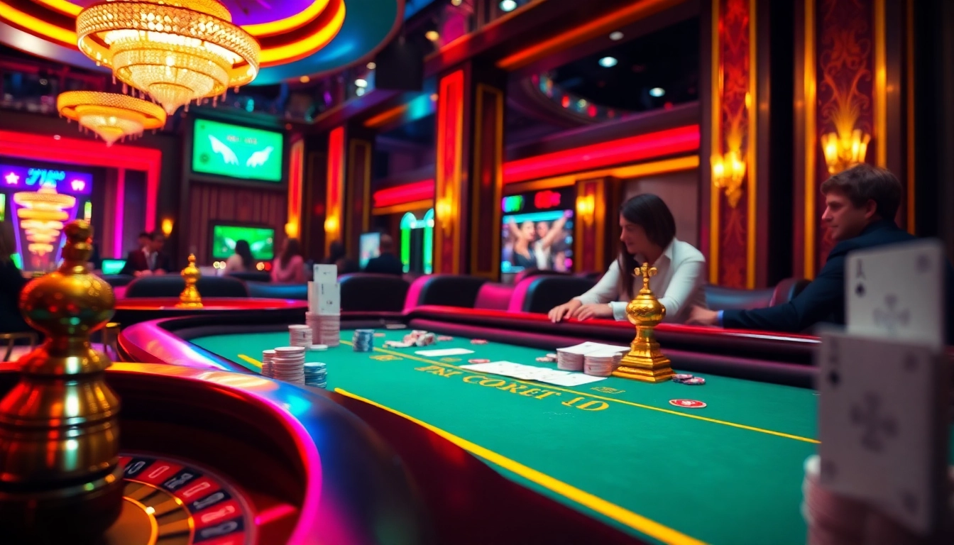 Immerse yourself in the thrilling world of 79king with a high-stakes poker game at an elegant casino table adorned with chips and cards.