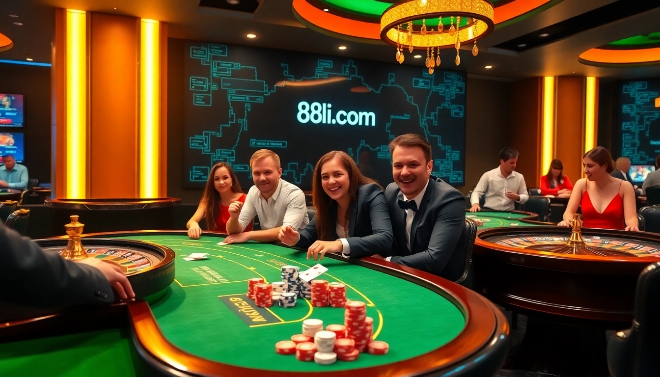 Experience exciting gameplay at 88i com casino with vibrant gaming tables and dynamic action.