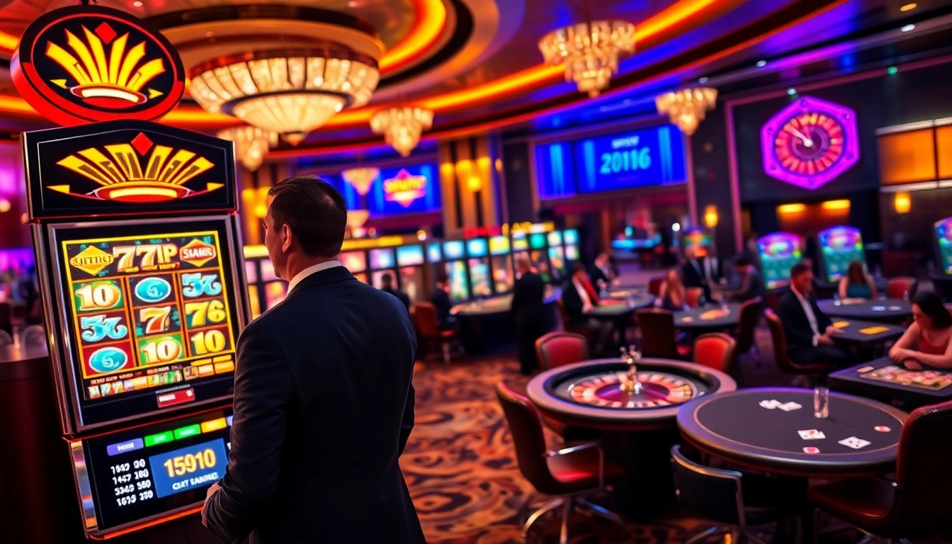 Experience thrilling gaming at https://777vip.dev/, featuring vibrant slot machines and lively casino action.