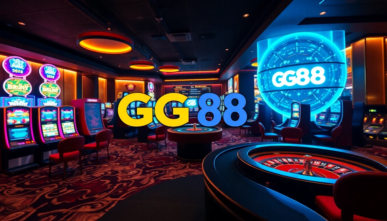 Experience the thrill of GG88 with vibrant casino games and luxury ambiance.
