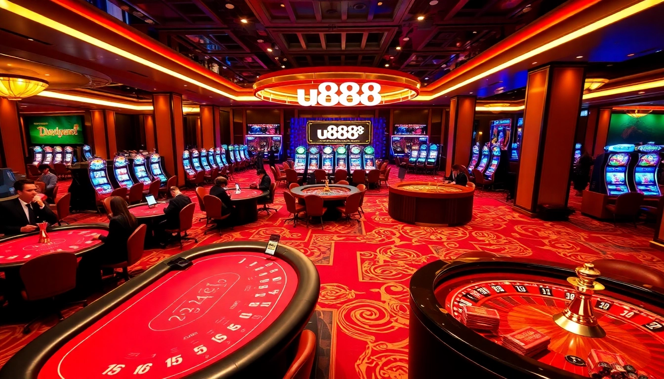 Experience the excitement of u888 with modern casino games in a luxurious setting.