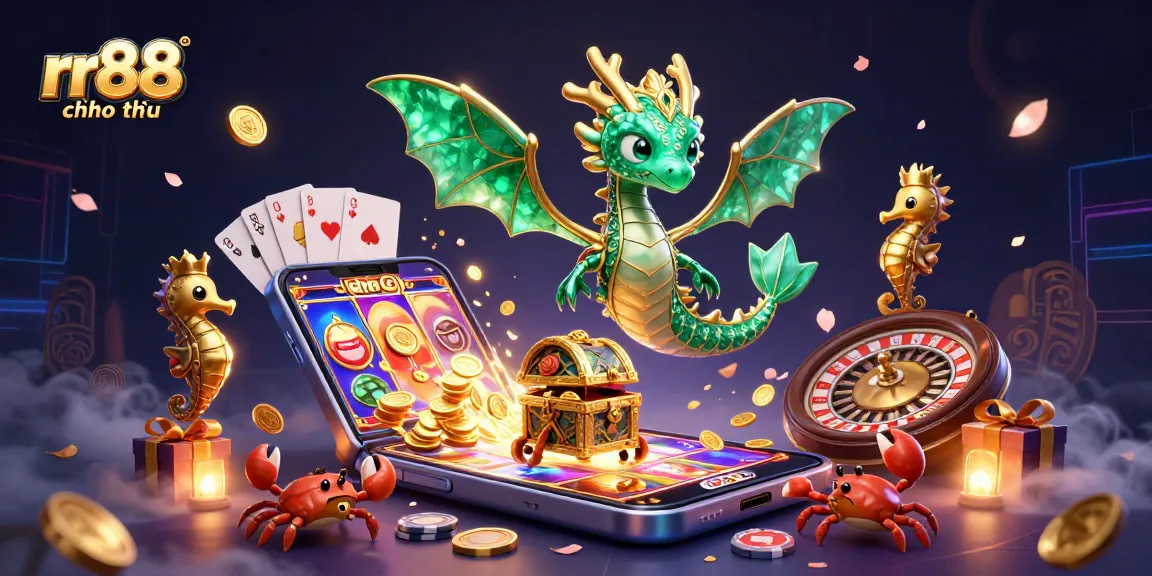 Experience exhilarating gaming at rr88 chính thức with vibrant 3D casino elements and dynamic characters.